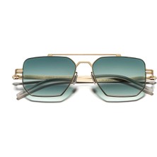 Eye Of Horus EOH5003 C1 Yeşil Degrade Ultra Hafif Metal Geometrik Unisex Güneş Gözlüğü