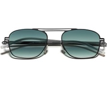 Eye Of Horus EOH5004 C2 Yeşil Degrade Ultra Hafif Metal Kare Unisex Güneş Gözlüğü