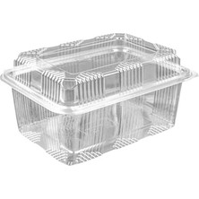 Petsa Bombe Kapaklı Sızdırmaz Plastik Kap 1000 gr 100 Adet