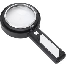 Tarez MG‑2290 Profesyonel Işıklı El Tipi Büyüteç 15X (10X + 5x) – 6 Beyaz LED + 2 Uv, Çift Mercek
