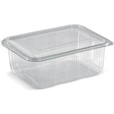 Petsa Petkap Düz Kapaklı Sızdırmaz Kap 2000 gr 100 Adet