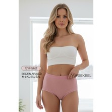 Bravie Tamamen Fitilli Bikini Külot 5' Li Set Gül Kurusu Sasha