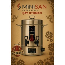 Minisan 60 Bardak Elektrikli Çay Semaveri
