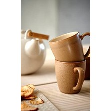 Çaydanlık, Çömlek/seramik Çay, 1,2 Litre, Yükseklik 20 Cm, Krem