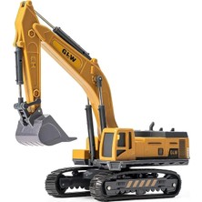 Farbu Oyuncak Oyuncak Sürtmeli Ekskavatör Kepçe Metal Oyuncak Paletli Iş Makinası