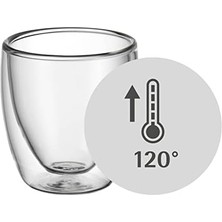 Çift Cidarlı 2'li Espresso Bardağı Seti