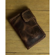 Craft And Luna El Yapımı  Deri Cüzdan River