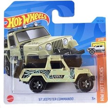 - ´67 Jeepster Commando - Hw Hot Trucks 2/10 - HKJ02 - Short Card - Pickup - Earle Motors - Mattel 2023 - 1:64