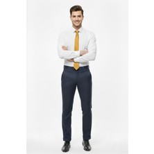 Presto Erkek Slimfit Armürlü Pantolon Koyu Lacivert 3193-200