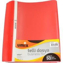A4 Telli Dosya 50'li Kırmızı