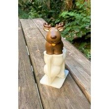 3D Christmas Geyik Silikon Mum Kalıbı