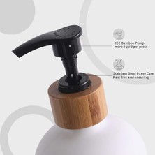 2'li Lüx Cam Sıvı Sabunluk, Mutfak ve Banyo Için Modern Cam Sıvı Sabunluk, Doldurulabilir ve Pompalı Desenli