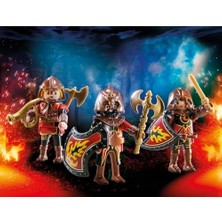 Playmobil 70672 Novelmore 3'lü Set Burnham Raiders, Çok Renkli