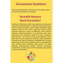 Dsh Doğal Seramik Hamuru Seramik Hamuru - 1000 gr (1 Kg) Beyaz Doğal Kil Çamuru (Doğal Oyun Çamuru)
