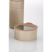 One Seramik Saklama Kabı Bej 420 ml D-NEONE042-09