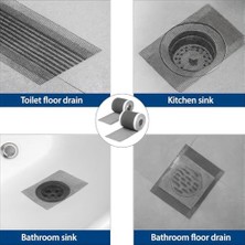 Gider Süzgeci ve Sineklik Tamir Kiti – Duş Gideri Saç Tutucu File, Tek Kullanımlık Gider Süzgeci, Banyo Lavabo Tıkanıklık Önleyici Saç Süzgeci, Hijyenik Gider Filtresi, Pratik Gider Koruyucu
