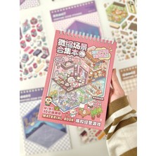 Kağıt Gemi Dıy 20 Farklı 3D Izometrik Diorama Sahne Tasarımı 25 Yaprak 1492 Adet Sticker Seti/etiket/çıkartma