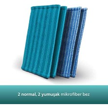 XV1700/01 4 Mikrofiber Ped, Speedpro Max Aqua, Speedpro Aqua, Powerpro Aqua Için