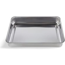 Koncıs Paslanmaz Çelik Fırın Kalıbı; (34X24 cm