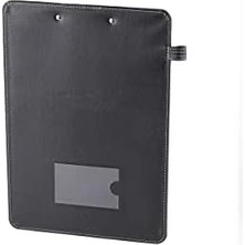 2k Kapaksız Sekreterlik A4 100 Yaprak Kapasiteli Clip Board Vegan 23X33 Cm. Siyah