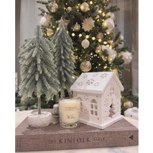 Işıltılı Dekoratif Tealight Veya LED Tutucu Ev Modeli