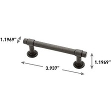 P29520K-SI-B 3" (76 Mm) Düz Çubuk Çekme, 3" (76 Mm), Yumuşak Ütü, 10 Adet