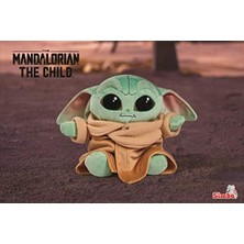 6315875778, Mandalorian Peluş Figürü, Özel ve Detaylı Tasarım, Dayanıklı Kumaş, 25 cm