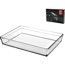 ミヤザキ食器 59324 Byguzzini Tava Cam, Dikdörtgen, 28.7 cm