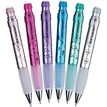 Mekanik Kurşun Klm 07 Mm, Metalik Mavi, Şimşek Deseni