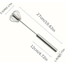 Life Paslanmaz Çelik Basmalı Otomatik Çırpıcı Köpürtücü MIT1178