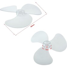 Alf Vantilatör Pervanesi Mika Sert 360 mm Plastik Malzemeden Yüksek Performanslı Hava Akışı