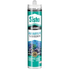 Silikon Mastik Aquarium, Balıklara Zarar Vermeyen Akvaryum Silikonu, Uv Dirençli Silikon Mastik, Elastikiyeti Yüksek Güçlü Yapıştırıcı, 1X280ML