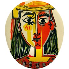 Picasso Şapkalı Kız Bilek Destekli Mouse Pad