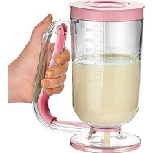 Pratik Hamur Dağıtıcı Pancake Muffin Kolay Akıtma Kabı, Çok Renkli, Medium