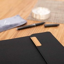 Capsule 2.0 Kapak, Core, ve Fusion Için - Kalem Tutuculu, Mıknatıslı Klipsli ve Iç Depolama ALANLI%100 Geri Dönüştürülebilir Kapak - Siyah, Mektup Boyutu - 21,6 cm x 27,9 cm