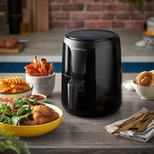 Hobbs 26500-56 Satisfry Küçük Dijital Hava Fritözü, 1.8 Litre Kapasite, Siyah