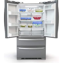 6 Adet Silikon Streç Kapak, Dört Özellikli Yeniden Kullanılabilir Silikon Kap Kapağı, Çeşitli Gıda Kapları Için Uygun, Yüksek ve Düşük Sıcaklık Senaryoları (Mikrodalga Fırınlar, Dondurucular)