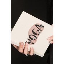 Yoga Eğitmenine Hediye 100 Yaprak (200 Sayfa) Çizgisiz Kanvas Defter - Not Defteri