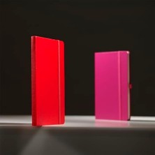 Tarihsiz Klasik Defter Rec 13X21 Çizgili Pembe