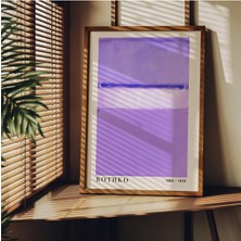 Rothko Çerçevesiz Poster, Modern Dekoratif Çerçevesiz Poster, Tablo, Rothko-1, 50 x 70