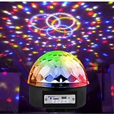 Parti Malzemesi Duyarlı Bluetoothlu LED Küre Disko Topu Renkli Işıklı Lazer