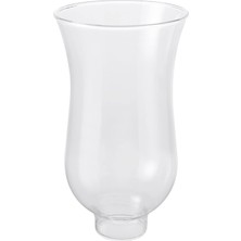 Aspen Clear 23066-01 Flare Şekilli Geçiş Tarzı Yedek Cam Gölge, 1-1/2 Inç Montaj Boyutu, 15,7 cm Yükseklik x 9,9 cm Çap
