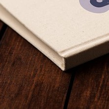 Hediye Uçak Tasarımlı Kanvas Defter