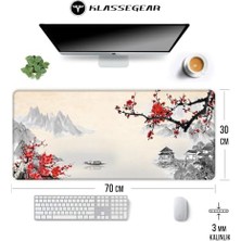 Pro - 5 Farklı Model Dikişli Kenar 70X30 cm Oyuncu Gaming Mouse Pad (Cherry)