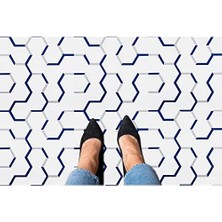 Furnishings Retro 12X12 Kendinden Yapışkanlı Yer Karosu - Yakınlık - 20 / 20 M2, Siyah Mermer