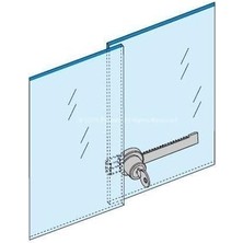 Sürgülü Cam Kilidi, 140 Mm, Gövde, Krom Kaplama, 3-6 mm Kalın Cam Kapak Için, 2 Yedek Anahtarlı, Güvenlik Kilidi, Cam Dolap, Vitrin, Sürgü Kapak Uyumlu, Kolay Montaj