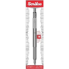 Graphx Mekanik Kurşun Kalem Kurşun Gri 0.5 mm