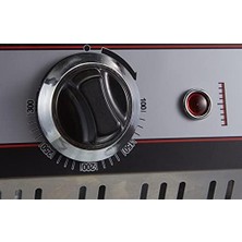 R61 Döküm Izgara, Elektrikli, 30 Cm, Gri, Paslanmaz Çelik