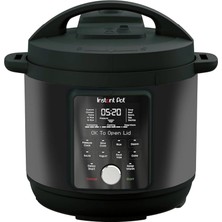 Pot, Duo Plus Whisperquiet/sessiz Çok Amaçlı Pişirici, Düdüklü Tencere, Sterilizatör, Yoğurt Hazırlayıcı, Sous Vide Cihazı, DPPC604, 5.7 Litre, Siyah