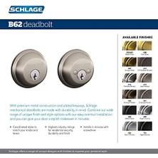 B62N716 Sürgü, Anahtarlı 2 Taraflı, Eskitilmiş Bronz